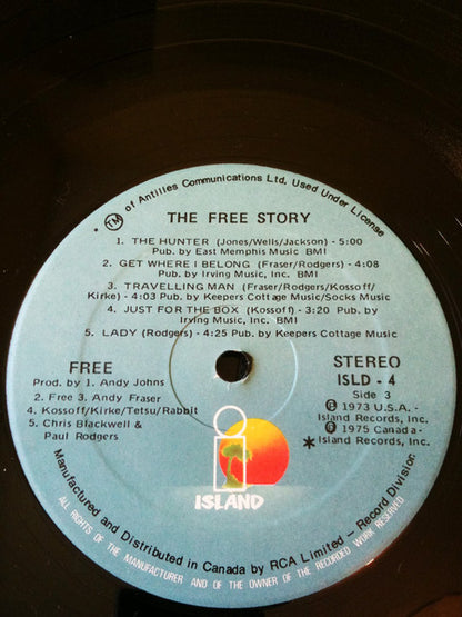 Free : The Free Story (2xLP, Comp, Ltd, Gat)