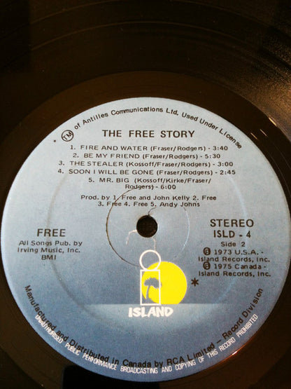 Free : The Free Story (2xLP, Comp, Ltd, Gat)