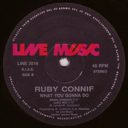 Ruby Connif : What You Gonna Do (12")