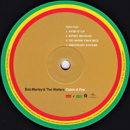 Bob Marley And The Wailers* : Catch A Fire (LP, Album, RE, RM, 180)