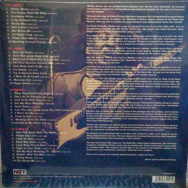 Muddy Waters : The Chess Singles Collection (The A-Sides) (2xLP, Comp, Mono)