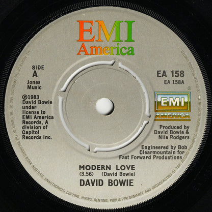 David Bowie : Modern Love (7", Single, Pus)