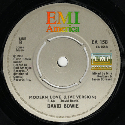 David Bowie : Modern Love (7", Single, Pus)