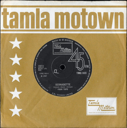 Four Tops : Bernadette   (7", Single)