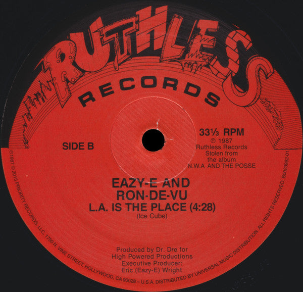 Eazy-E : The Boyz-N-The Hood (12", RE)