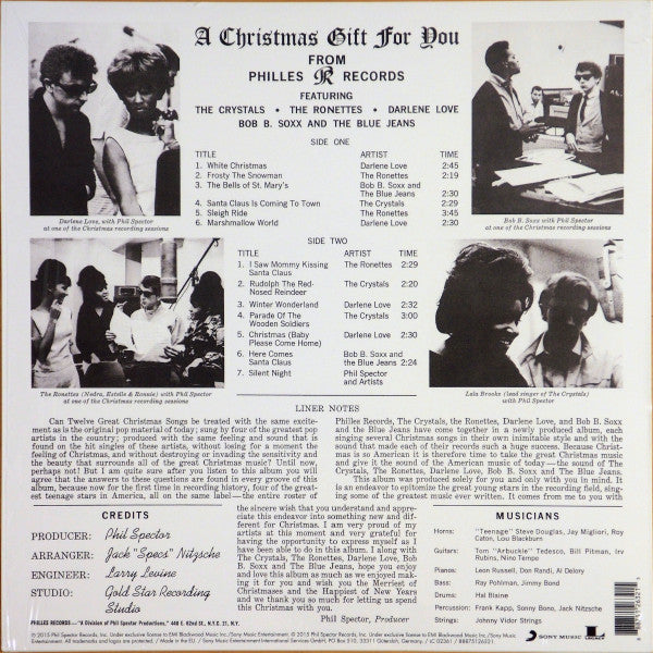 Various : A Christmas Gift For You From Philles Records (LP, Album, Mono, RE, 180)