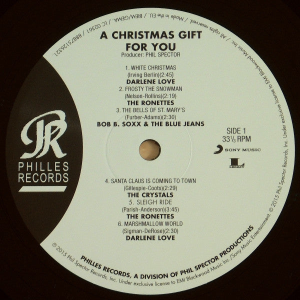 Various : A Christmas Gift For You From Philles Records (LP, Album, Mono, RE, 180)