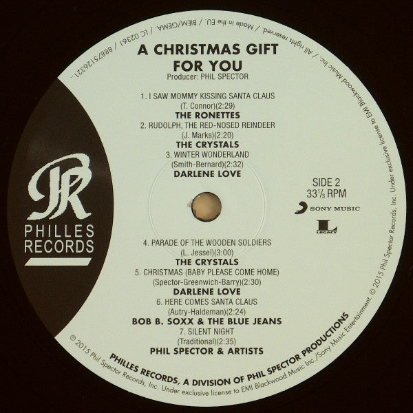Various : A Christmas Gift For You From Philles Records (LP, Album, Mono, RE, 180)