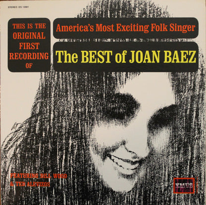 Joan Baez Featuring Bill Wood (5) & Ted Alevizos : The Best Of Joan Baez (LP, Album, RE)