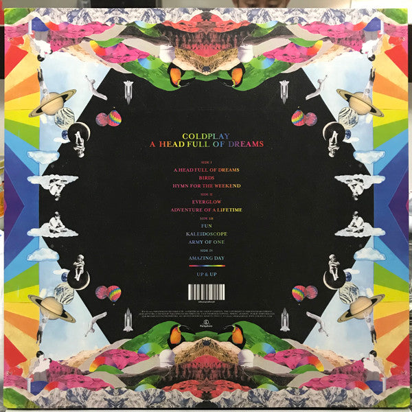 Coldplay : A Head Full Of Dreams (LP, Pin + LP, Blu + Album, Ltd)