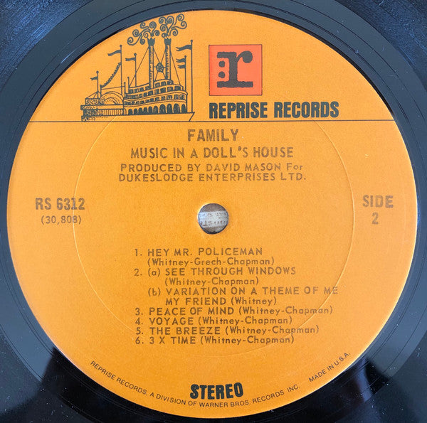 Family (6) : Music In A Doll's House (LP, Album, RE)
