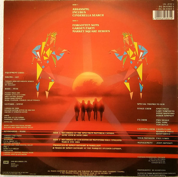 Marillion : Real To Reel (LP, Album)