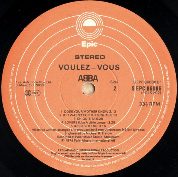 ABBA : Voulez-Vous (LP, Album)