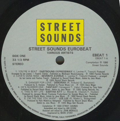 Various : Eurobeat (LP, Comp, Mixed)