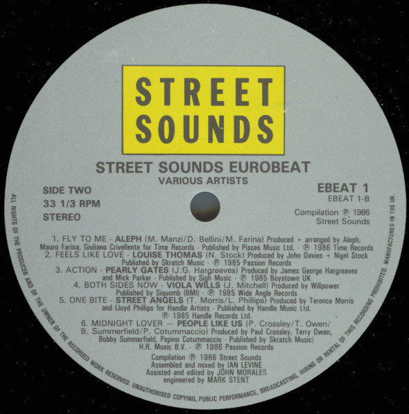 Various : Eurobeat (LP, Comp, Mixed)