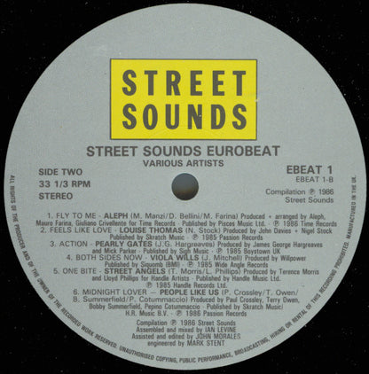 Various : Eurobeat (LP, Comp, Mixed)