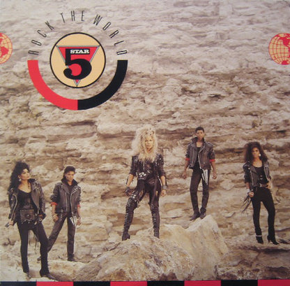 5 Star* : Rock The World (LP, Album)