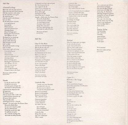 Rush : A Farewell To Kings (LP, Album, Gat)