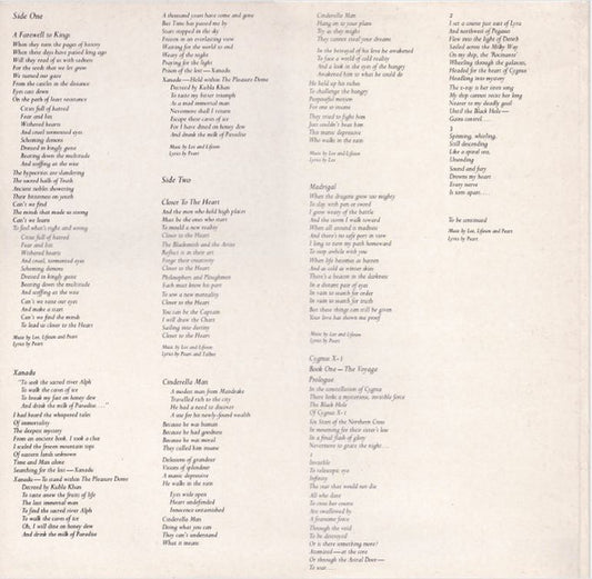 Rush : A Farewell To Kings (LP, Album, Gat)
