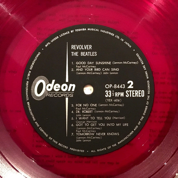 The Beatles : Revolver (LP, Album, RE, Red)