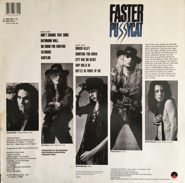 Faster Pussycat : Faster Pussycat (LP, Album)