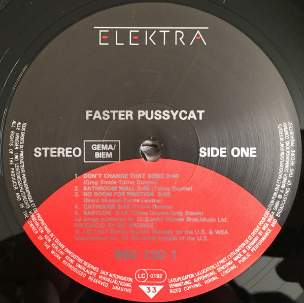 Faster Pussycat : Faster Pussycat (LP, Album)