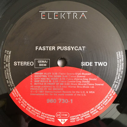 Faster Pussycat : Faster Pussycat (LP, Album)