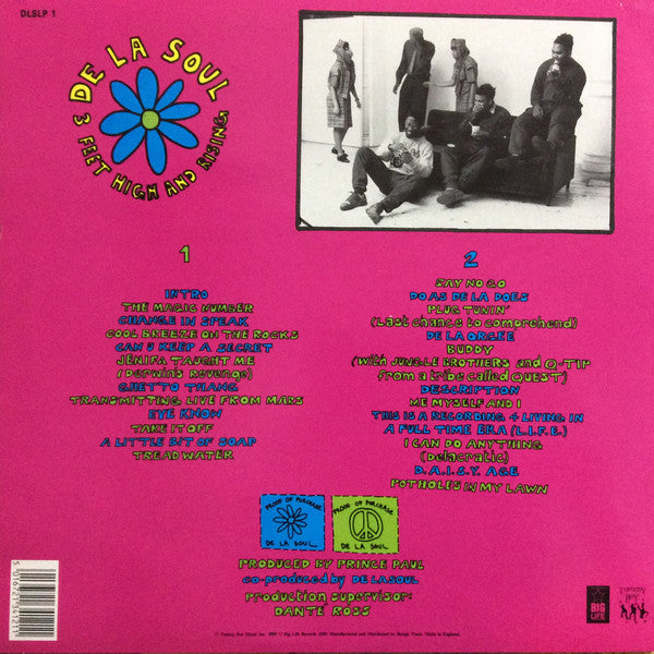 De La Soul : 3 Feet High And Rising (LP, Album, Dam)