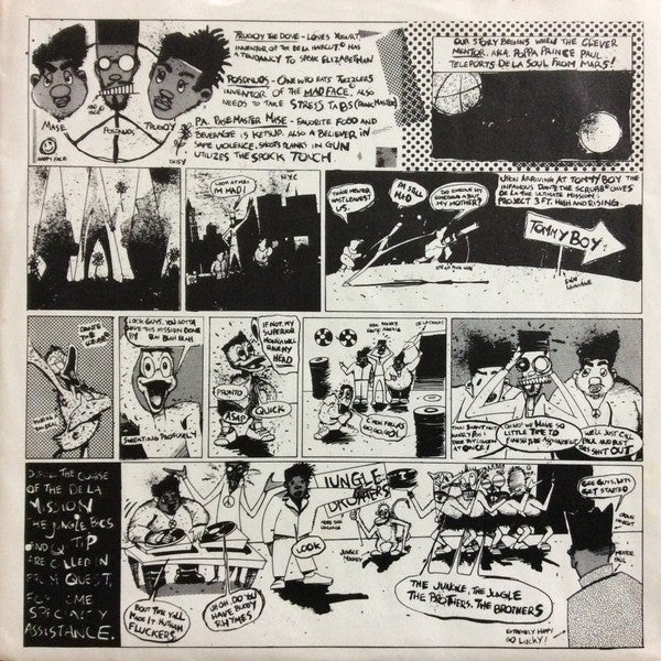 De La Soul : 3 Feet High And Rising (LP, Album, Dam)