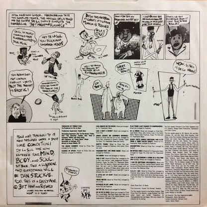 De La Soul : 3 Feet High And Rising (LP, Album, Dam)