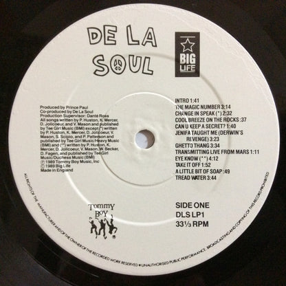 De La Soul : 3 Feet High And Rising (LP, Album, Dam)