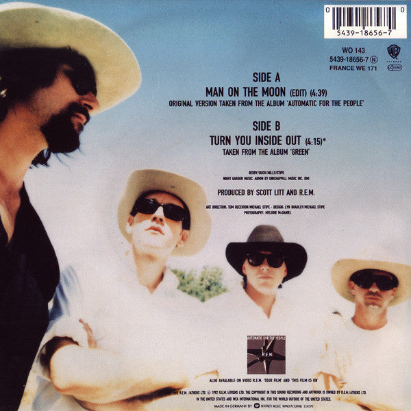 R.E.M. : Man On The Moon (7", Single)