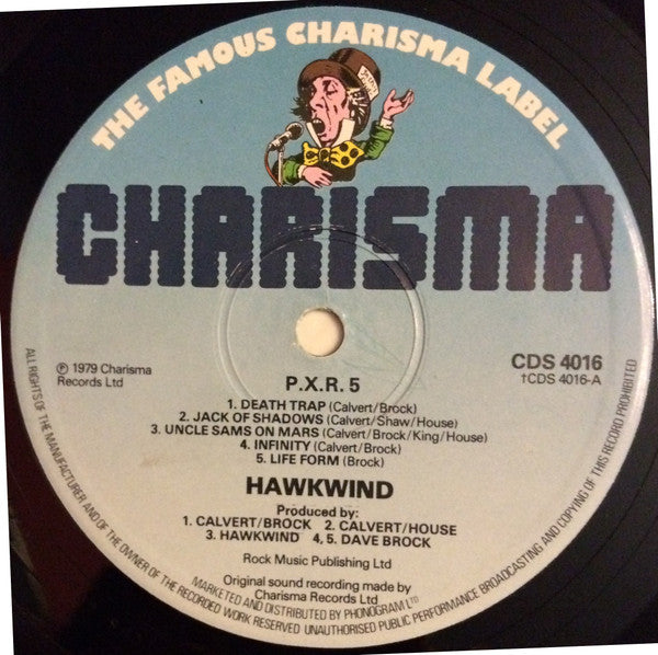 Hawkwind : P.X.R.5 (LP, Album, Blu)