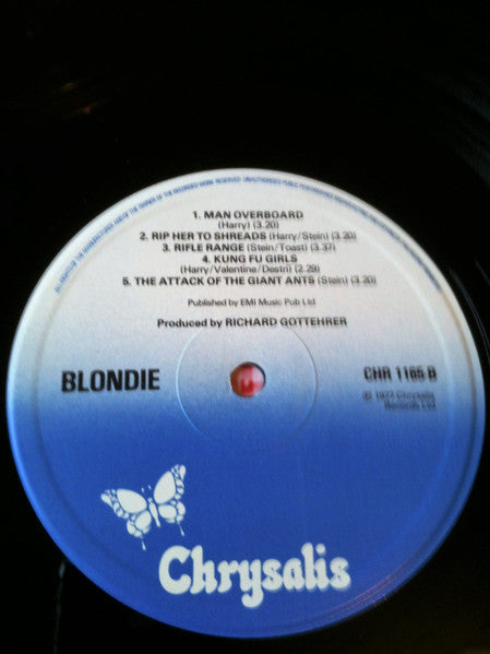 Blondie : Blondie (LP, Album, RE, RP, Blu)