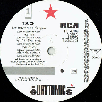 Eurythmics : Touch (LP, Album)