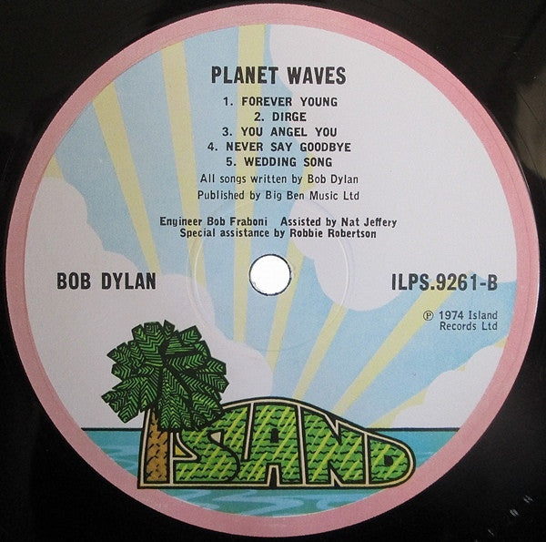 Bob Dylan : Planet Waves (LP, Album)