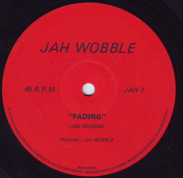 Jah Wobble : Fading : Nocturnal (12")