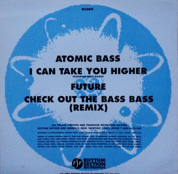 Rhythm Section (2) : Atomic EP (12", EP, Bla)