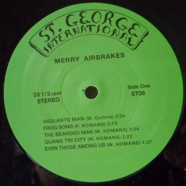 Merry Airbrakes : Merry Airbrakes (LP, Album, Ltd, Num, RE)