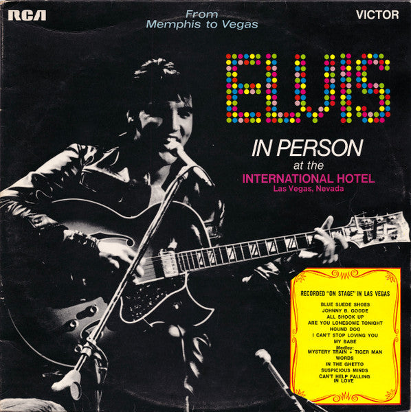 Elvis Presley : From Memphis To Vegas / From Vegas To Memphis (2xLP, Album, RE, Ora)
