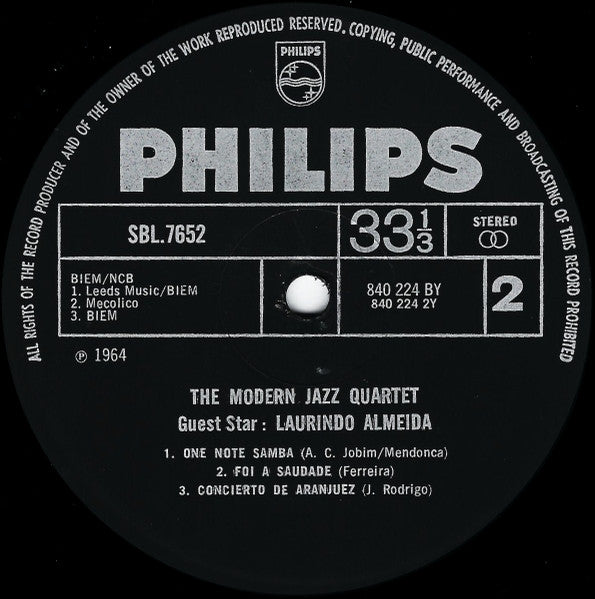 The Modern Jazz Quartet Guest Star: Laurindo Almeida : The Modern Jazz Quartet Guest Star: Laurindo Almeida (LP, Album)