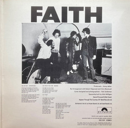 Blind Faith (2) : Blind Faith (LP, Album, RP, Rai)