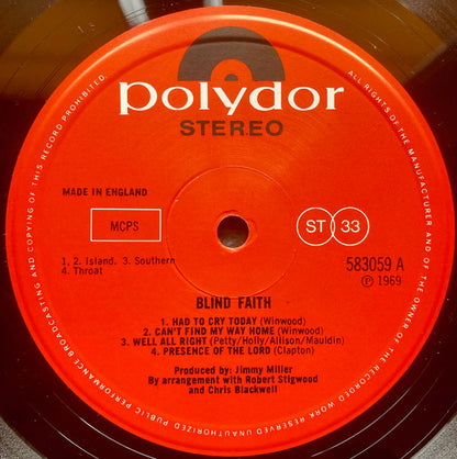 Blind Faith (2) : Blind Faith (LP, Album, RP, Rai)
