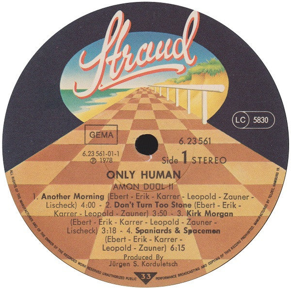 Amon Düül 2* : Only Human (LP, Album)