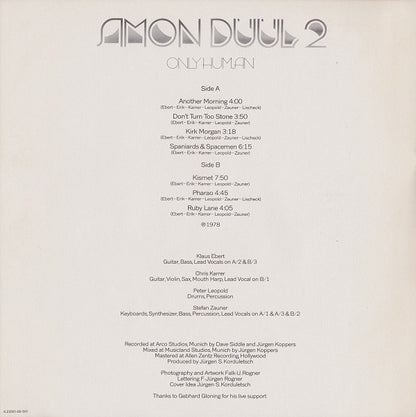 Amon Düül 2* : Only Human (LP, Album)