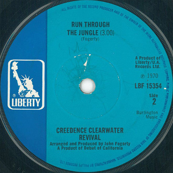 Creedence Clearwater Revival : Up Around The Bend (7", Single, Sol)