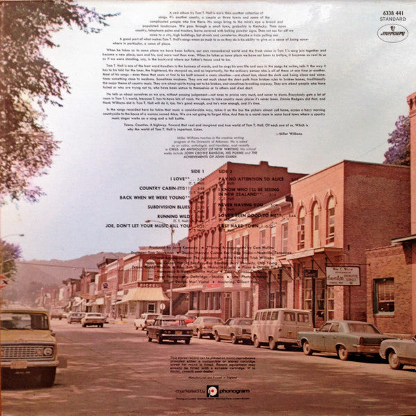 Tom T. Hall : For The People In The Last Hard Town (LP, Album)