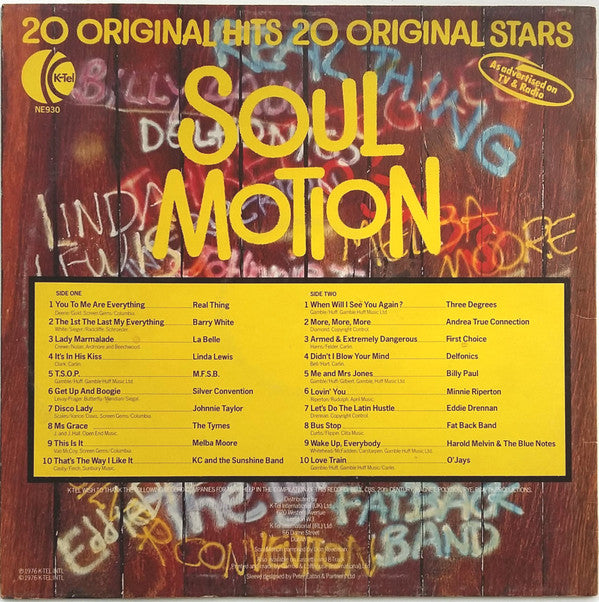 Various : Soul Motion (LP, Album, Comp)