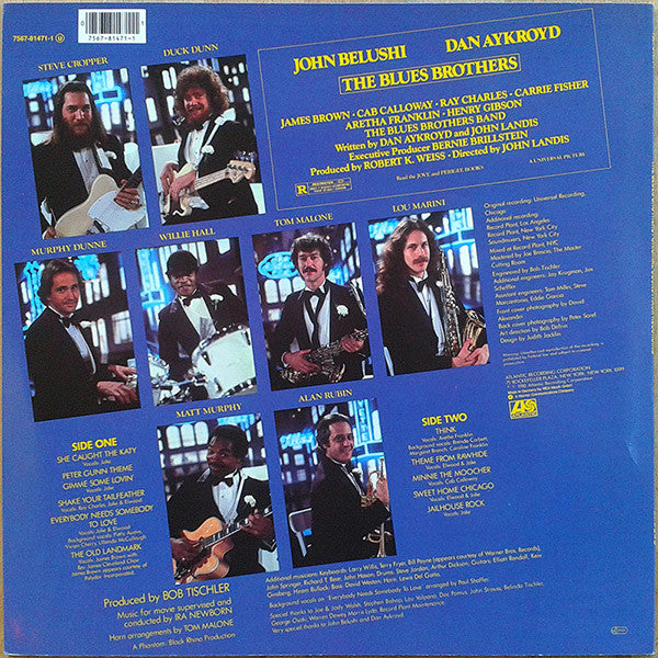 The Blues Brothers : The Blues Brothers (Original Soundtrack Recording) (LP, Album, RE)