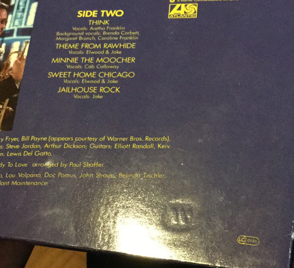 The Blues Brothers : The Blues Brothers (Original Soundtrack Recording) (LP, Album, RE)